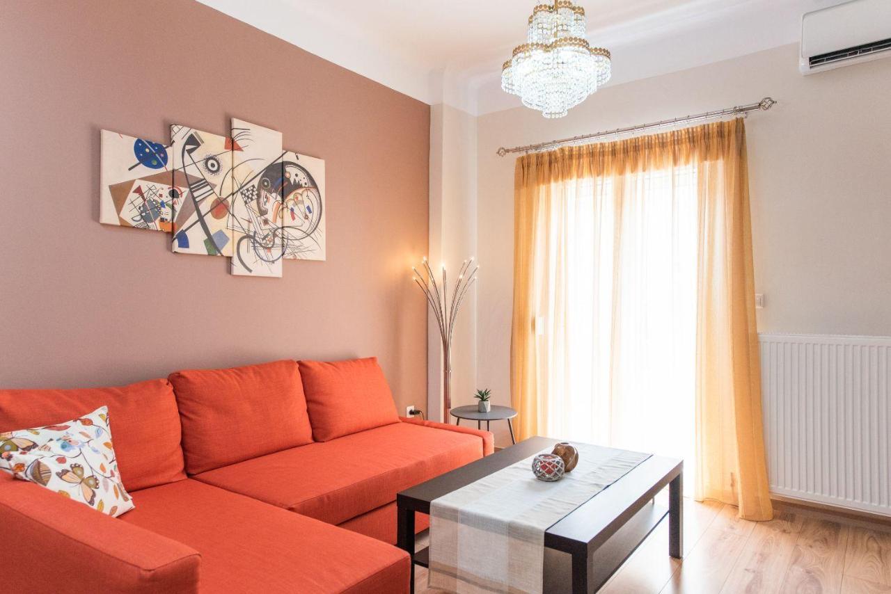 Apricot By Halu! Cozy Apt Next To Agia Sophia Metro Station Thessaloníki Luaran gambar