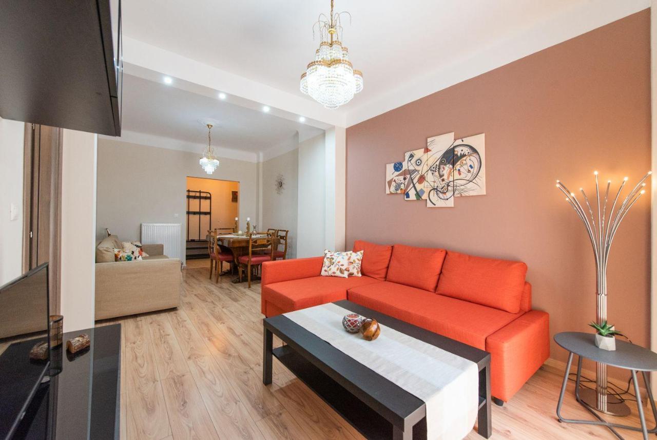 Apricot By Halu! Cozy Apt Next To Agia Sophia Metro Station Thessaloníki Luaran gambar