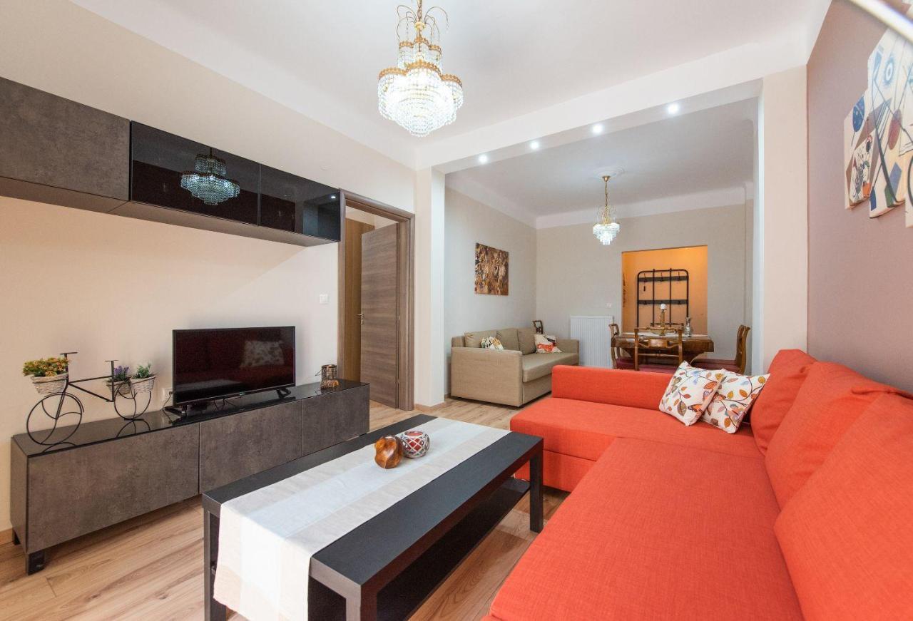 Apricot By Halu! Cozy Apt Next To Agia Sophia Metro Station Thessaloníki Luaran gambar