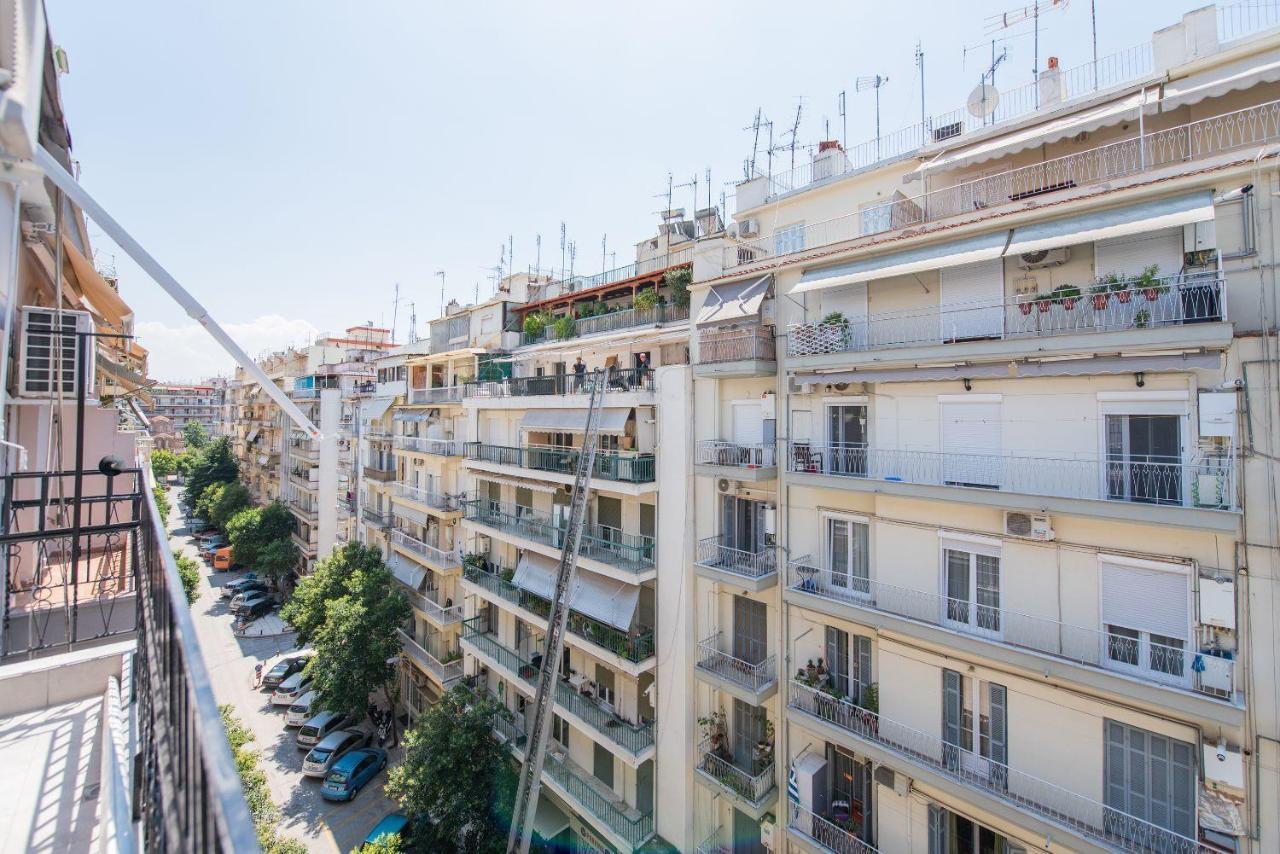Apricot By Halu! Cozy Apt Next To Agia Sophia Metro Station Thessaloníki Luaran gambar