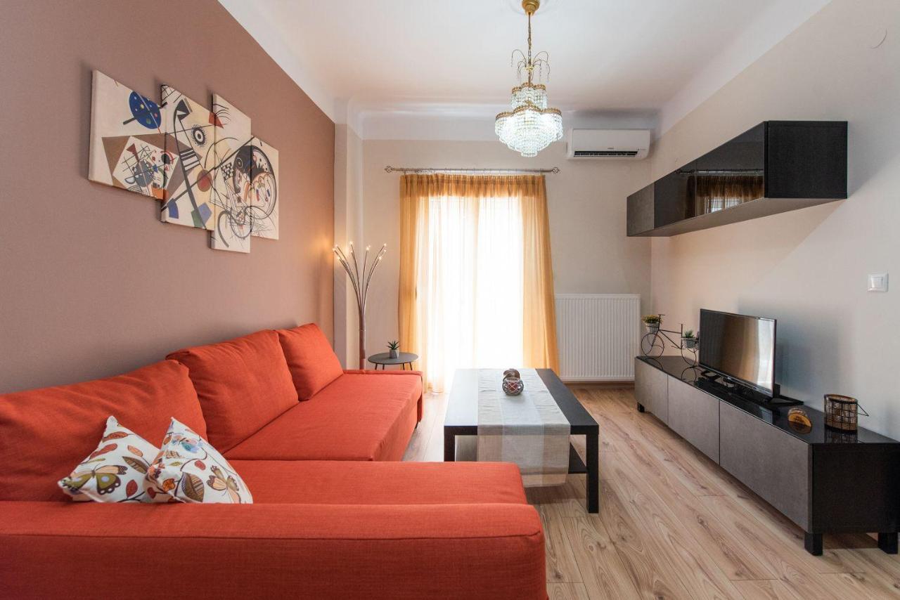 Apricot By Halu! Cozy Apt Next To Agia Sophia Metro Station Thessaloníki Luaran gambar